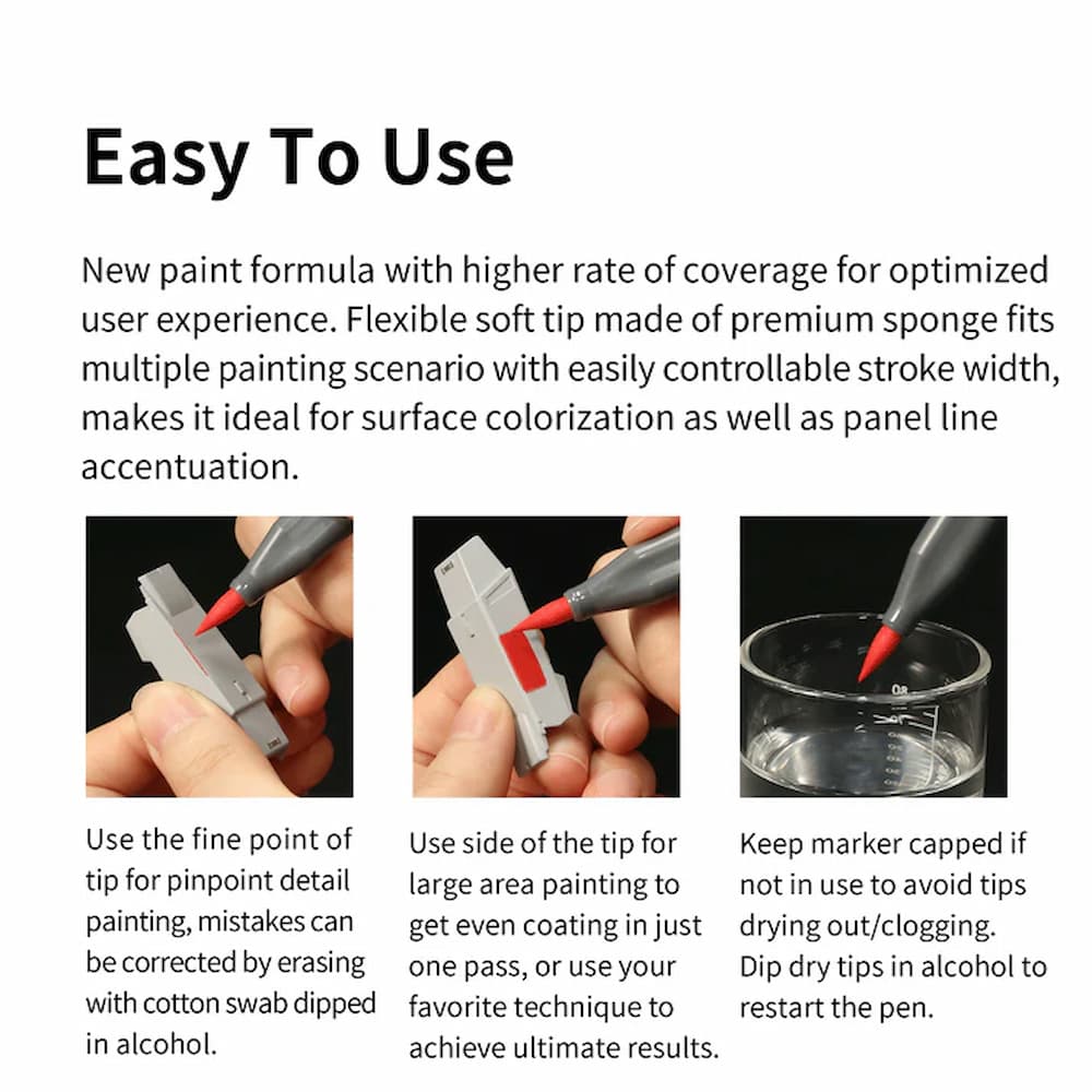 DSPIAE Pens Step By Step Process