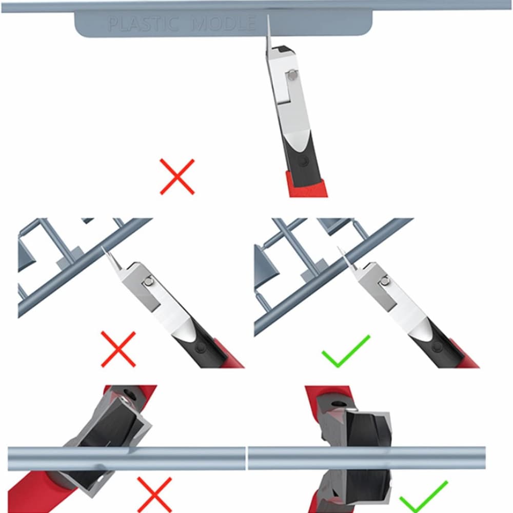 DSPIAE Single Blade Precision Nipper Before And After