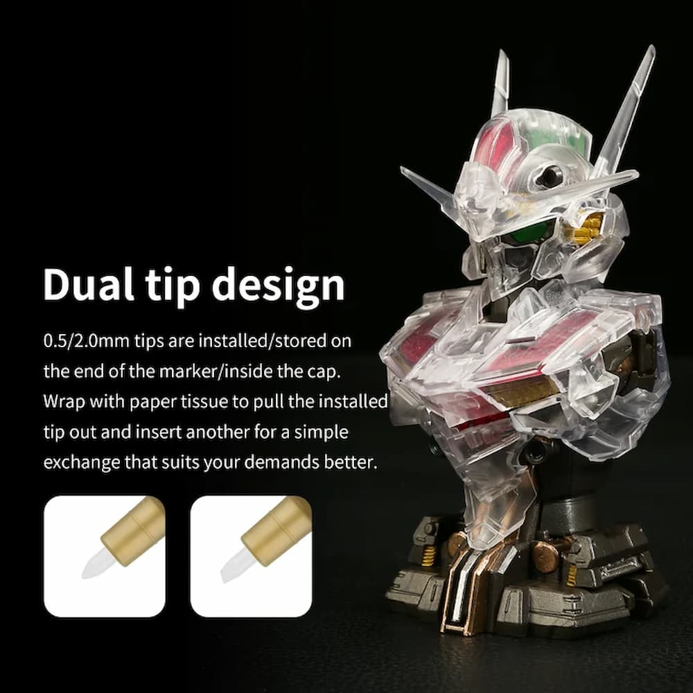 DSPIAE Super Metallic Color Markers How To Use