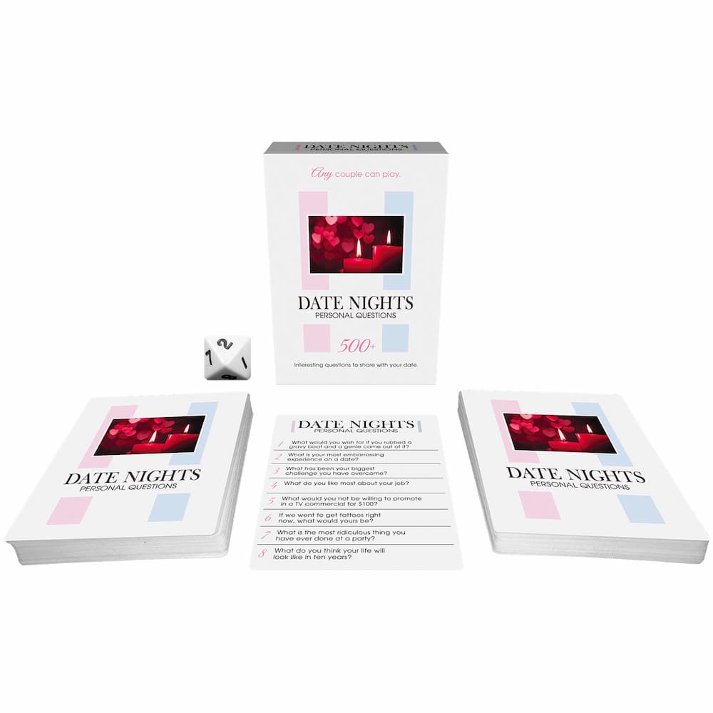 Date Nights card game with over 500 relationship questions