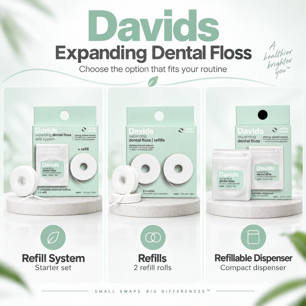 Davids Expanding Dental Floss Cover Picture