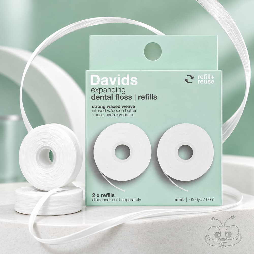 Davids Expanding Dental Floss Refills