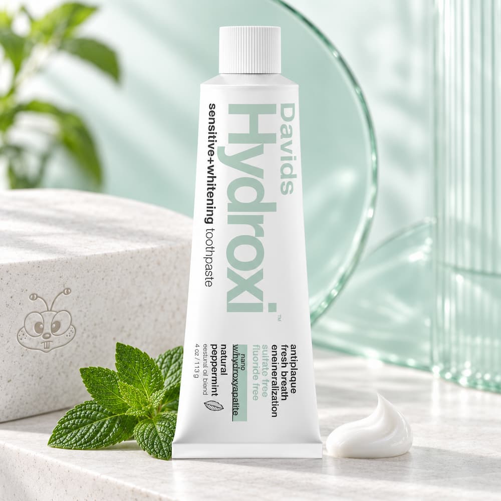 Davids Hydroxi Sensitive Whitening Toothpaste 4oz