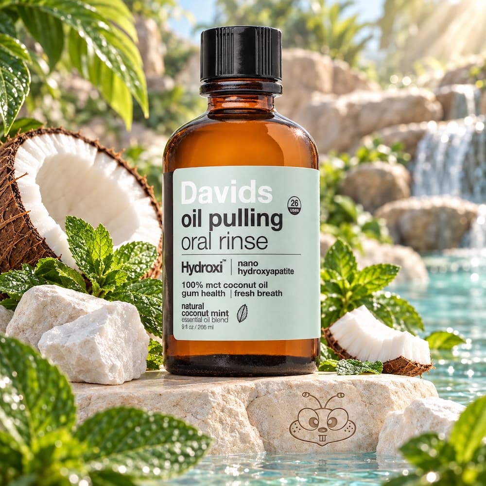 Davids Oil Pulling Oral Rinse Banner