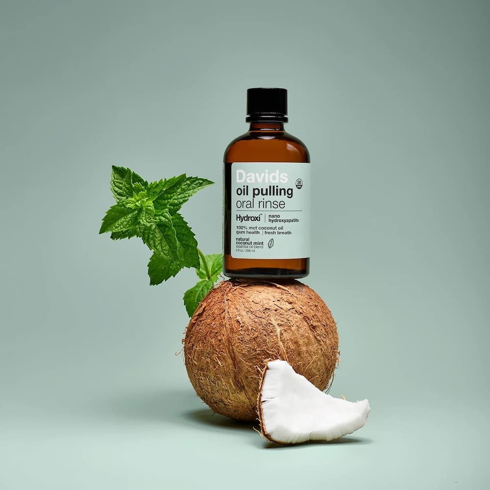 Davids Oil Pulling Oral Rinse Ingredient Features