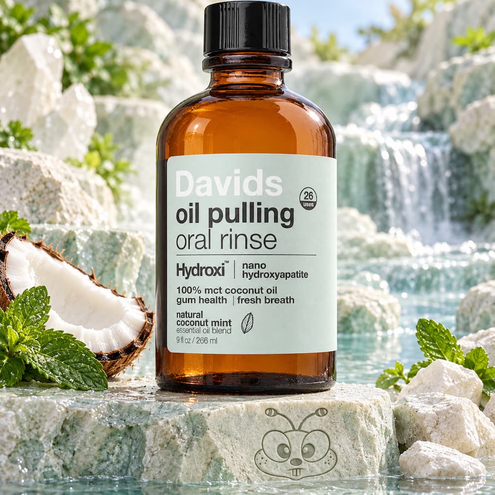 Davids Oil Pulling Oral Rinse Slide