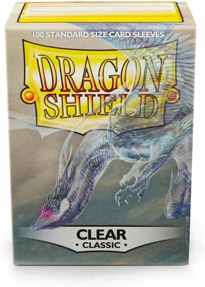 Dragon Shield Classic Sleeves Standard Size Clear Box