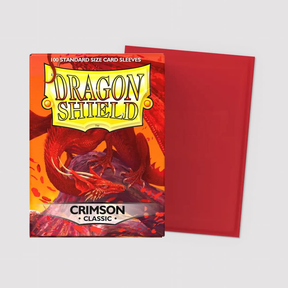 Dragon Shield Classic Sleeves Standard Size Crimson