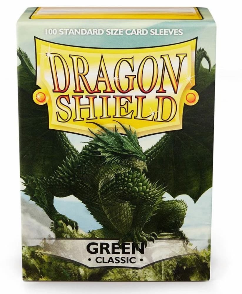 Dragon Shield Classic Sleeves Standard Size Green Box