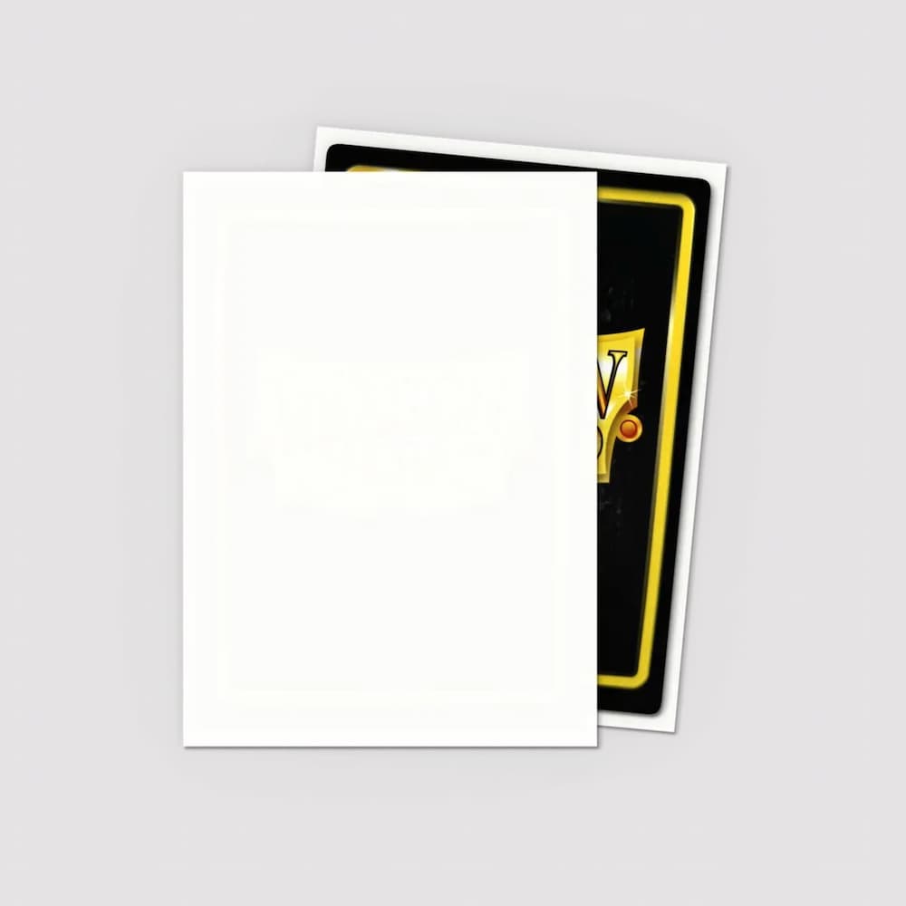 Dragon Shield Classic Sleeves Standard Size White Deck Protectors