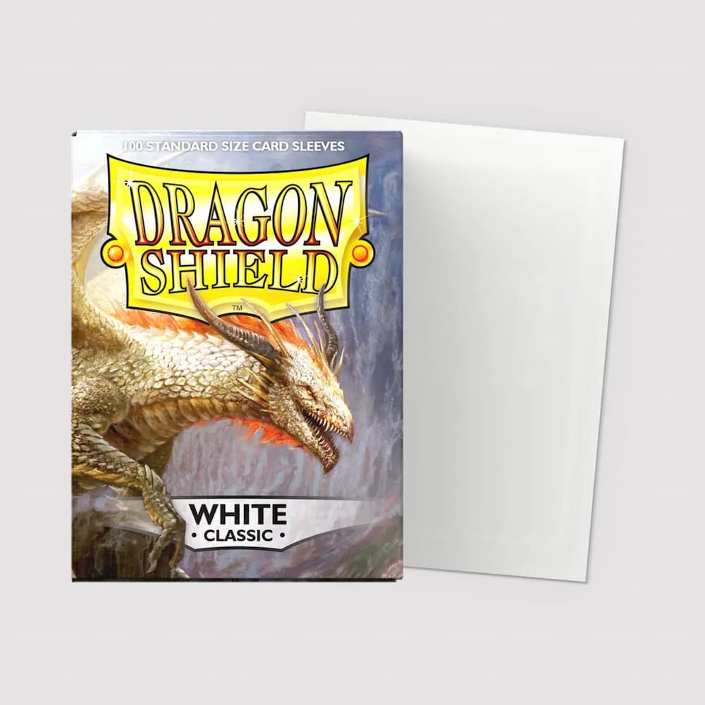 Dragon Shield Classic Sleeves Standard Size White