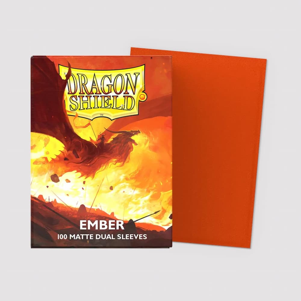 Dragon Shield Matte Dual Sleeves Standard Size Ember