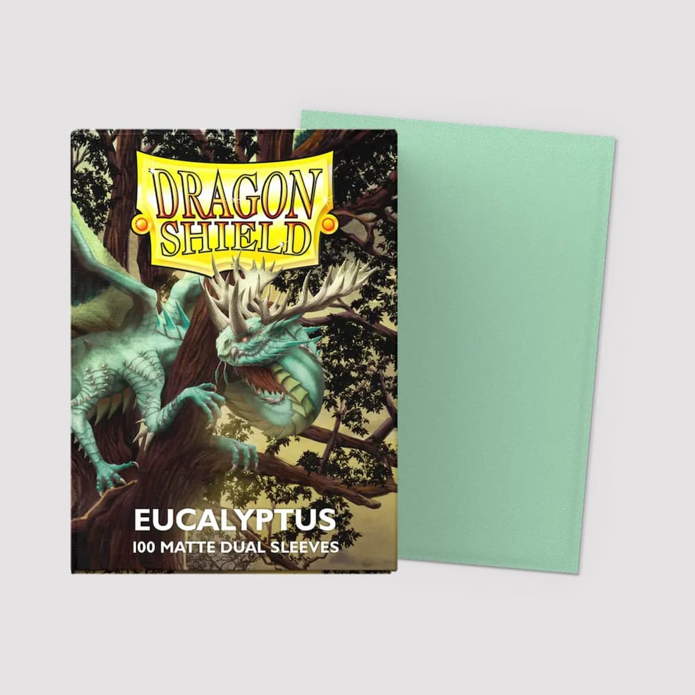 Dragon Shield Matte Dual Sleeves Standard Size Eucalyptus Protectors
