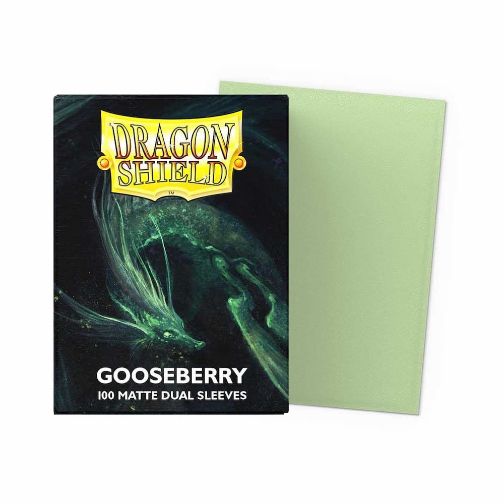 Dragon Shield Matte Dual Sleeves Standard Size Gooseberry
