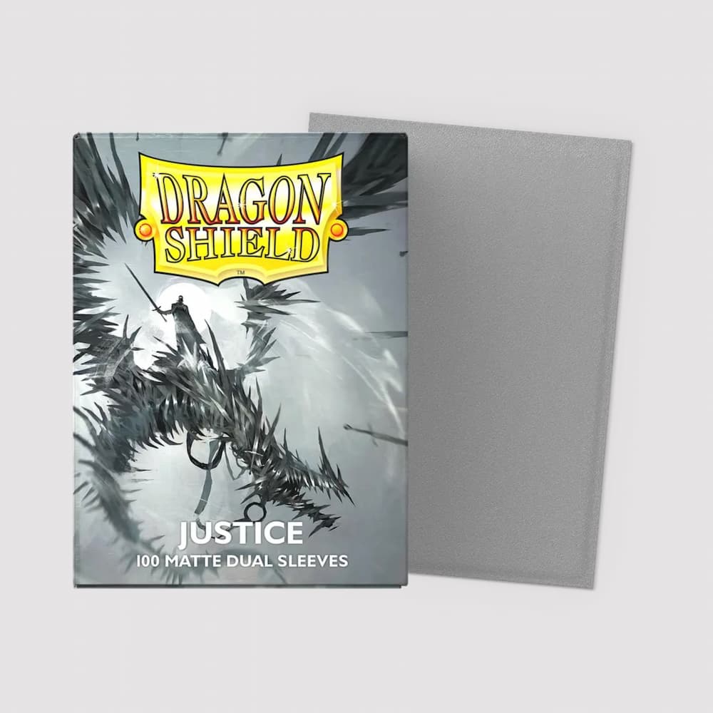 Dragon Shield Matte Dual Sleeves Standard Size Justice Protectors
