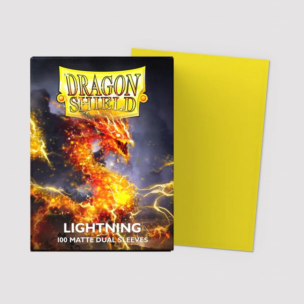 Dragon Shield Matte Dual Sleeves Standard Size Snow Lightning