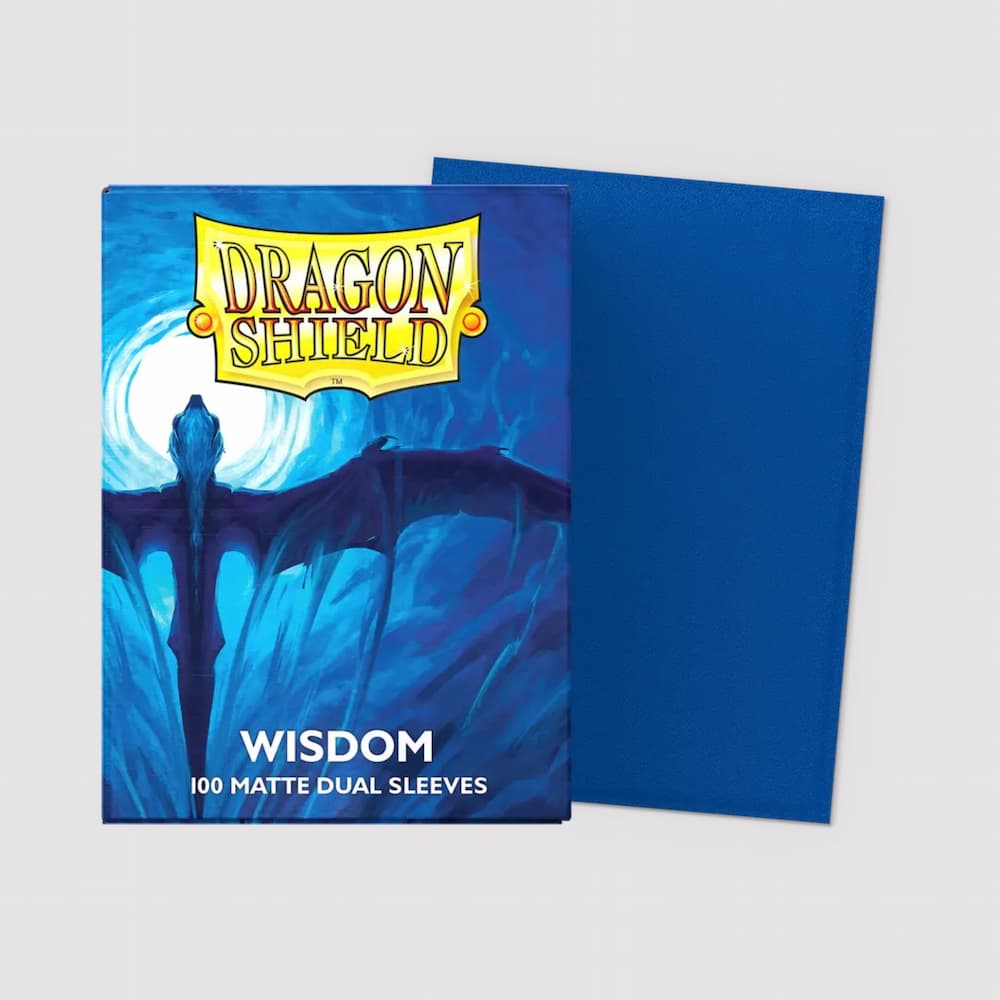 Dragon Shield Matte Dual Sleeves Standard Size Wisdom Protectors