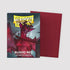 Dragon Shield Matte Sleeves Standard Size Blood Red Deck Protectors