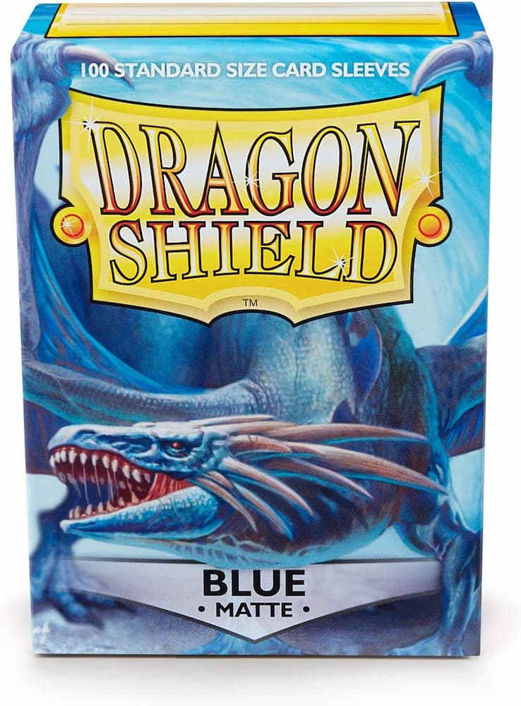 Dragon Shield Matte Sleeves Standard Size Blue Box