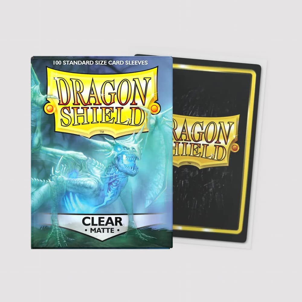 Dragon Shield Matte Sleeves Standard Size Clear Protectors