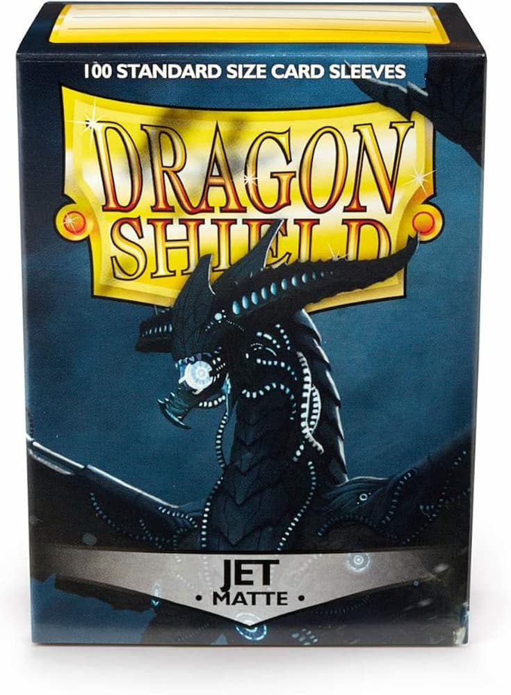 Dragon Shield Matte Sleeves Standard Size Jet Box