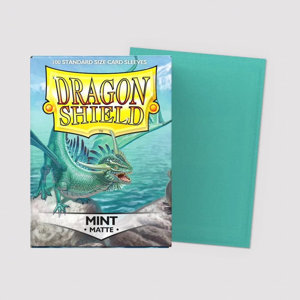Dragon Shield Matte Sleeves Standard Size Mint Protectors