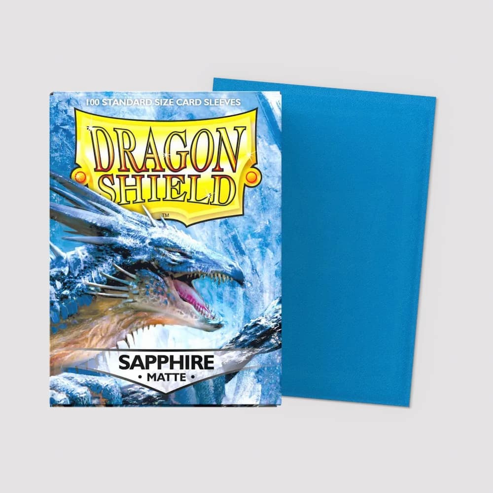 Dragon Shield Matte Sleeves Standard Size Sapphire Deck Protectors