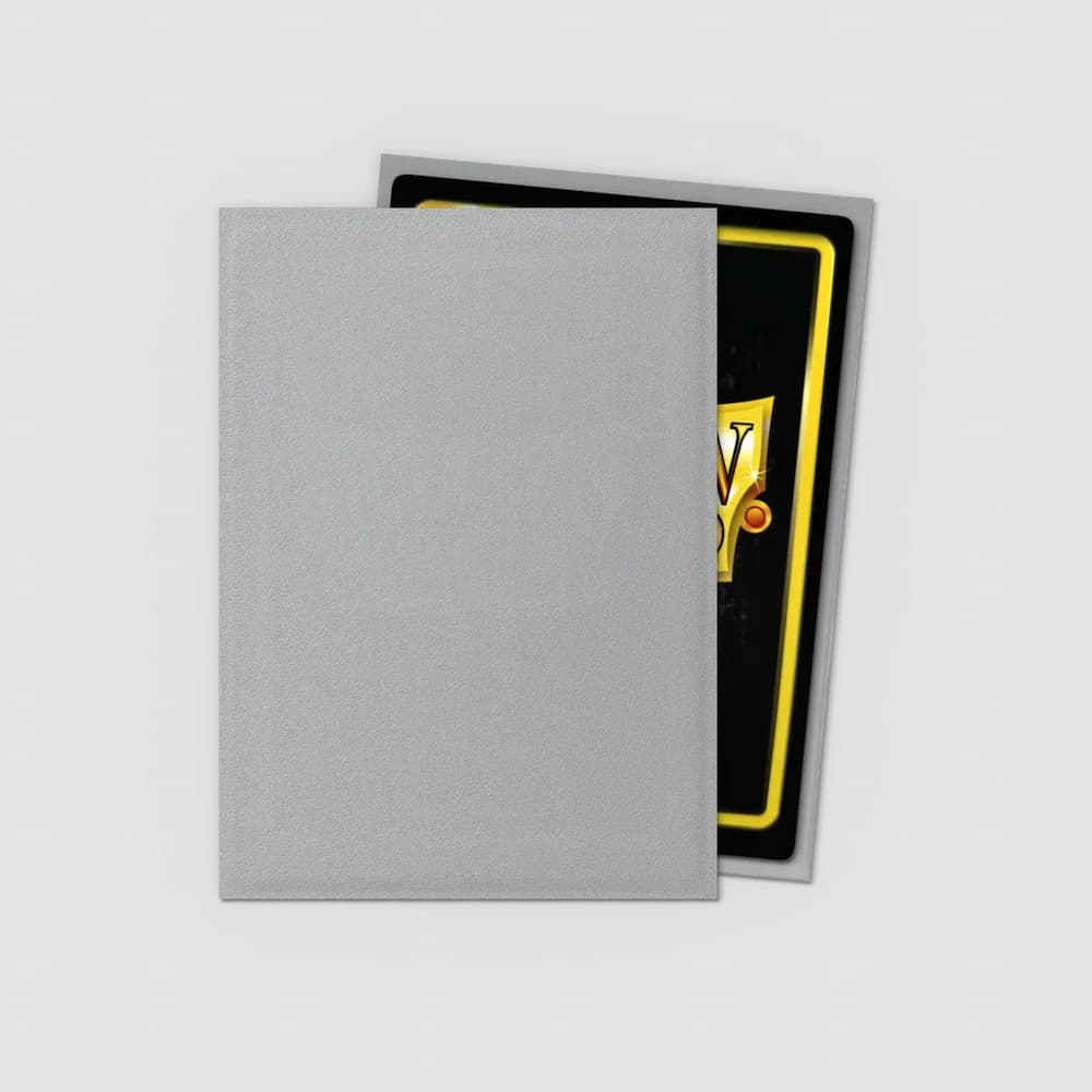 Dragon Shield Matte Sleeves Standard Size Silver