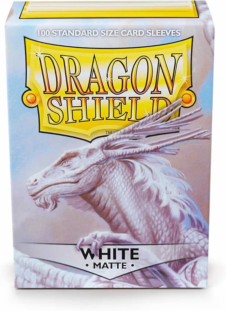 Dragon Shield Matte Sleeves Standard Size White Box