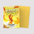 Dragon Shield Matte Sleeves Standard Size Yellow Protectors