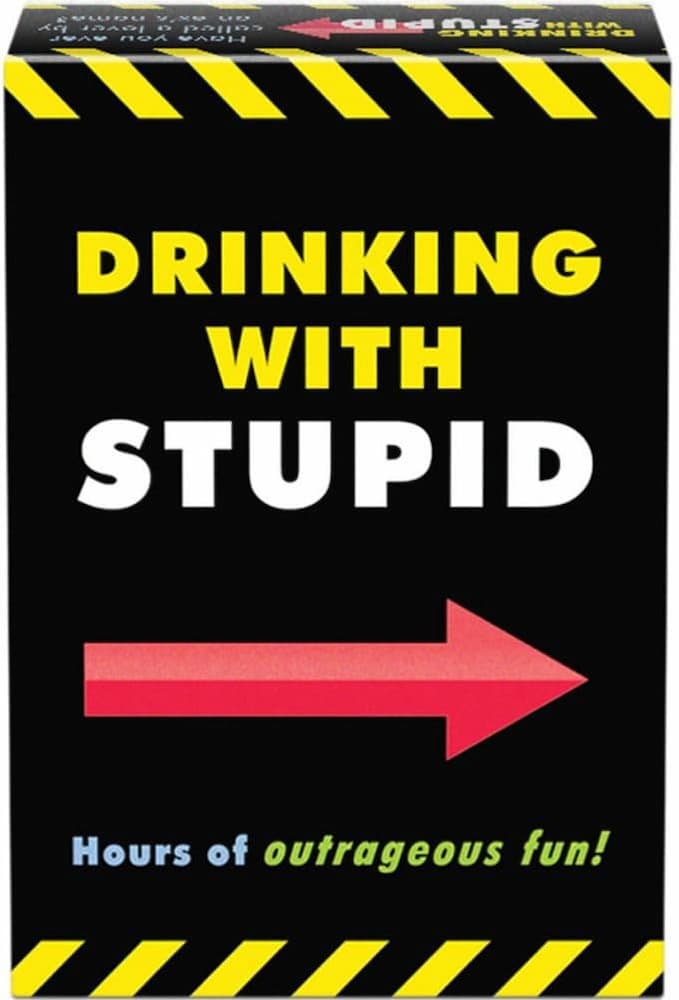 Drinking With Stupid Card Game Instructions Front