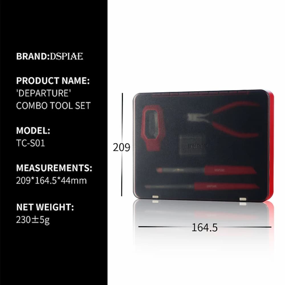 Dspiae Departure Tool Combo Set dimensions