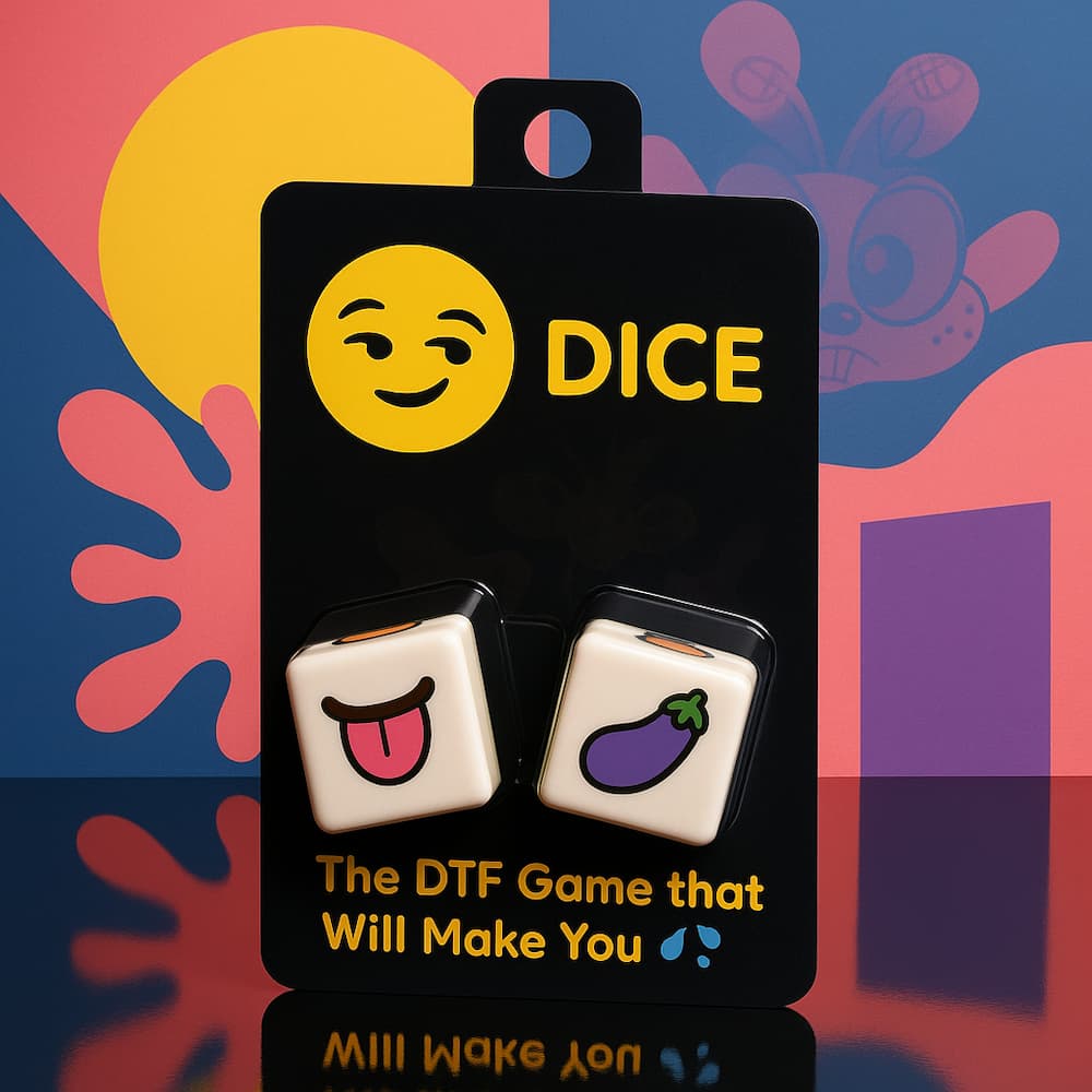 Emoji Dice Game On Colored Background