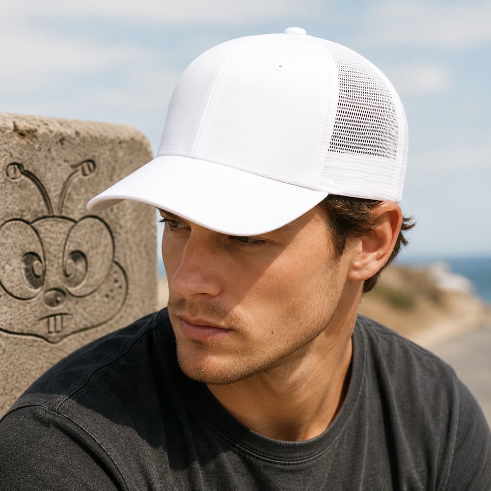 Flexfit 110 mesh cap White