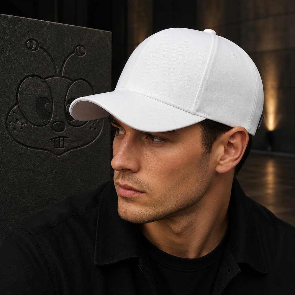 Flexfit 6277 Adjustable 110 White Front View