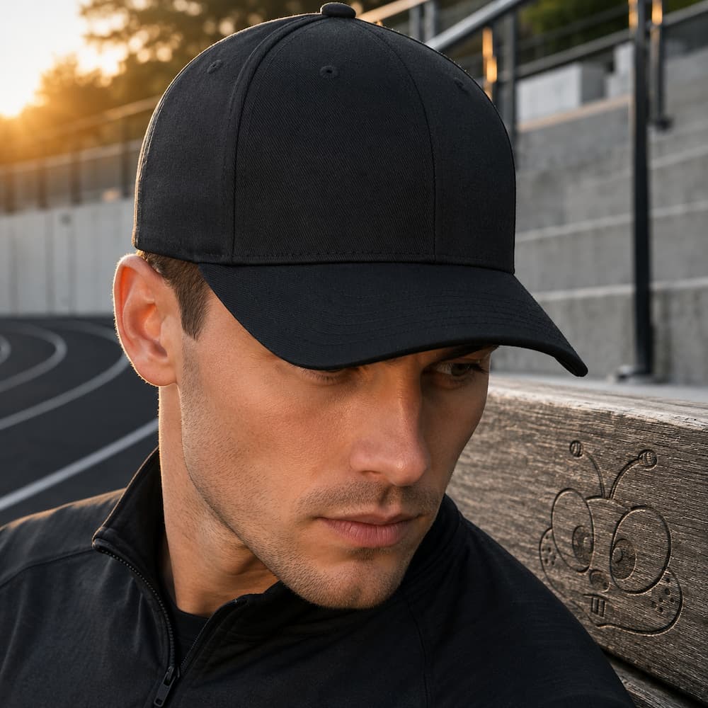 Flexfit 6277 Black Left View