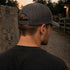 Flexfit Trucker Mesh Cap Charcoal Back View