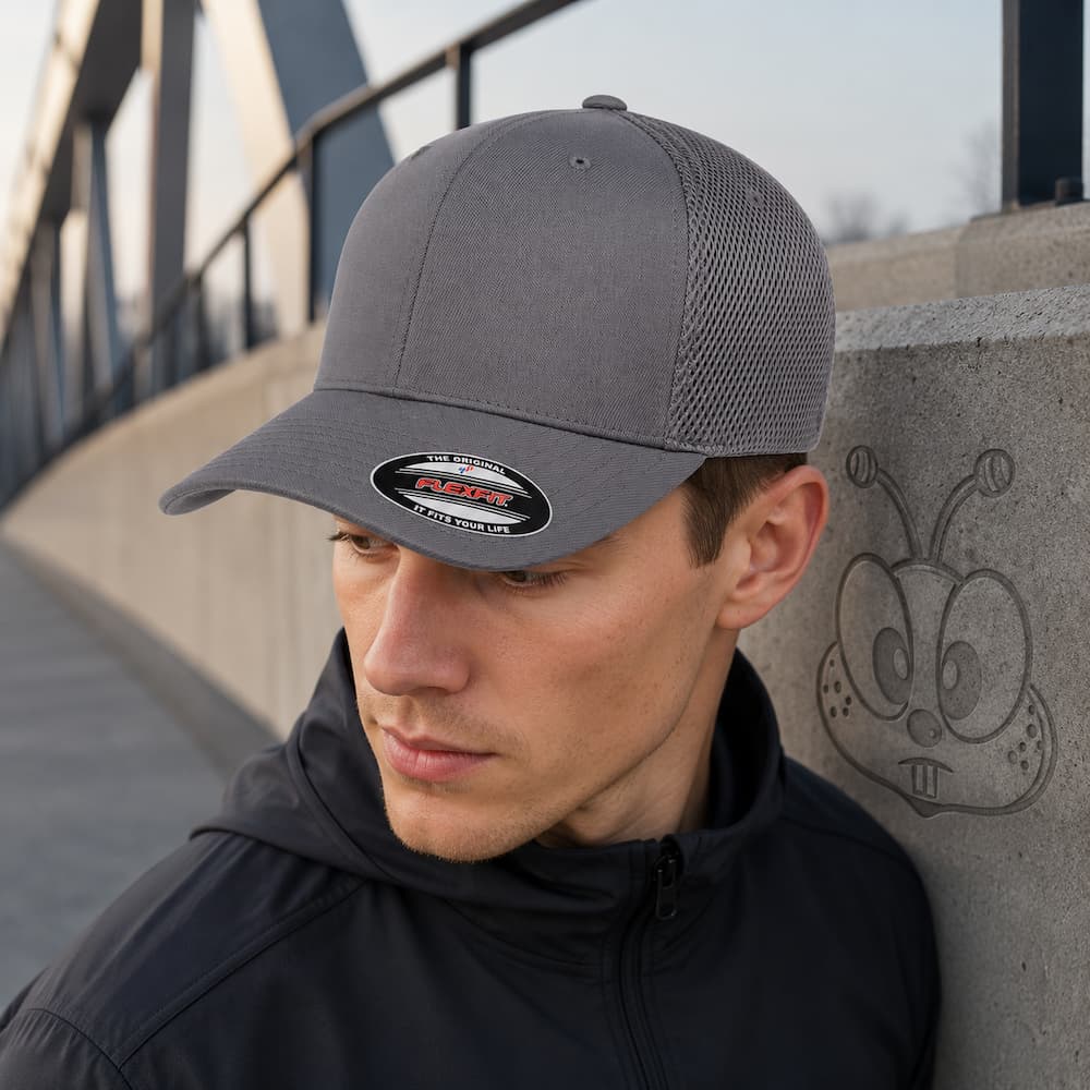Flexfit ultrafibre airmesh cap Grey