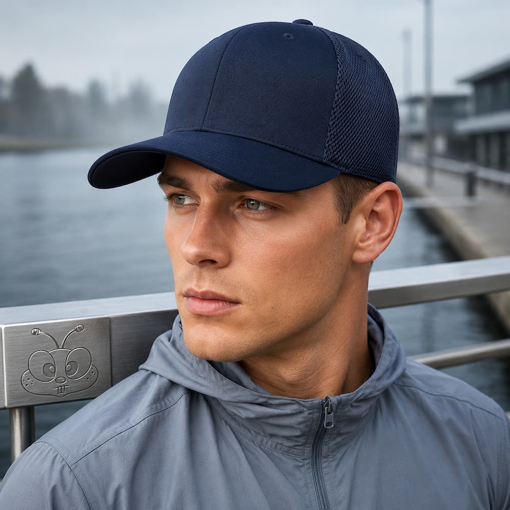 Flexfit ultrafibre airmesh cap Navy