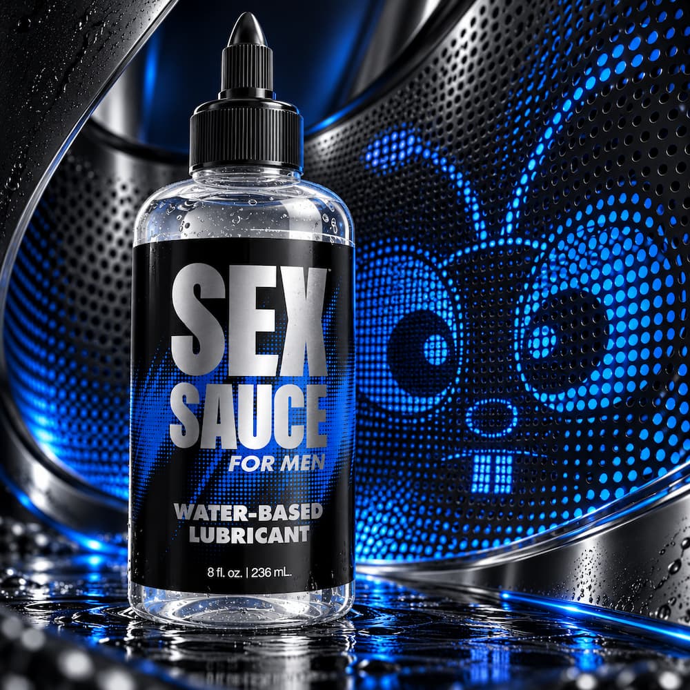 Futuristic Sex Sauce Bottle Hero Shot