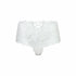 Good Night Kiss Lace Crotchless Boyshort White