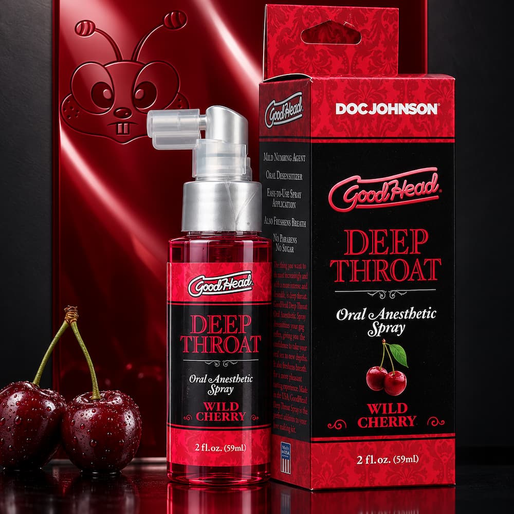 Goodhead Deep Throat Spray Cherry 2oz