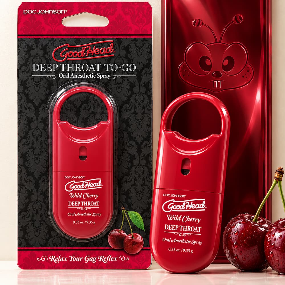 Goodhead Deep Throat Spray Cherry To Go