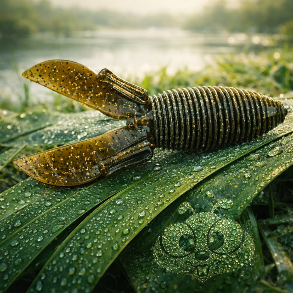 Green Pumpkin Flash Bait