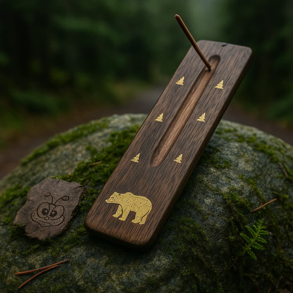 Grizzly Bear Incense holder