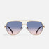 Guay High Key Twist Gold Frame Blue Rose Lens Front