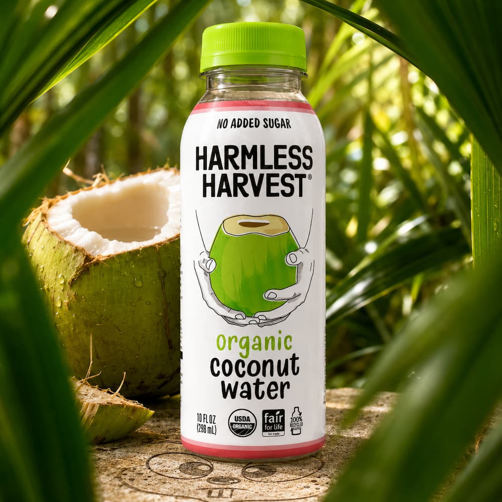 Harmless Harvest Organic Coconut Water 10oz 1-Pack