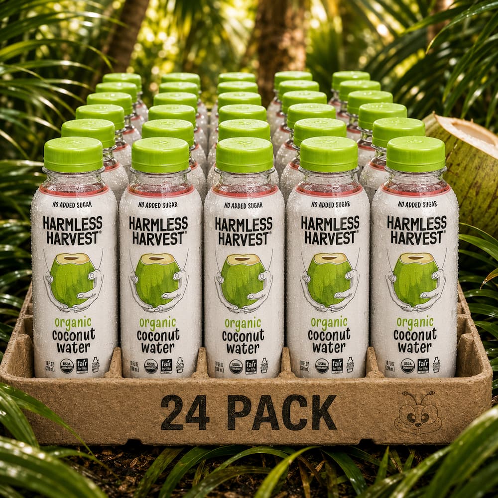 Harmless Harvest Organic Coconut Water 10oz 24PACK