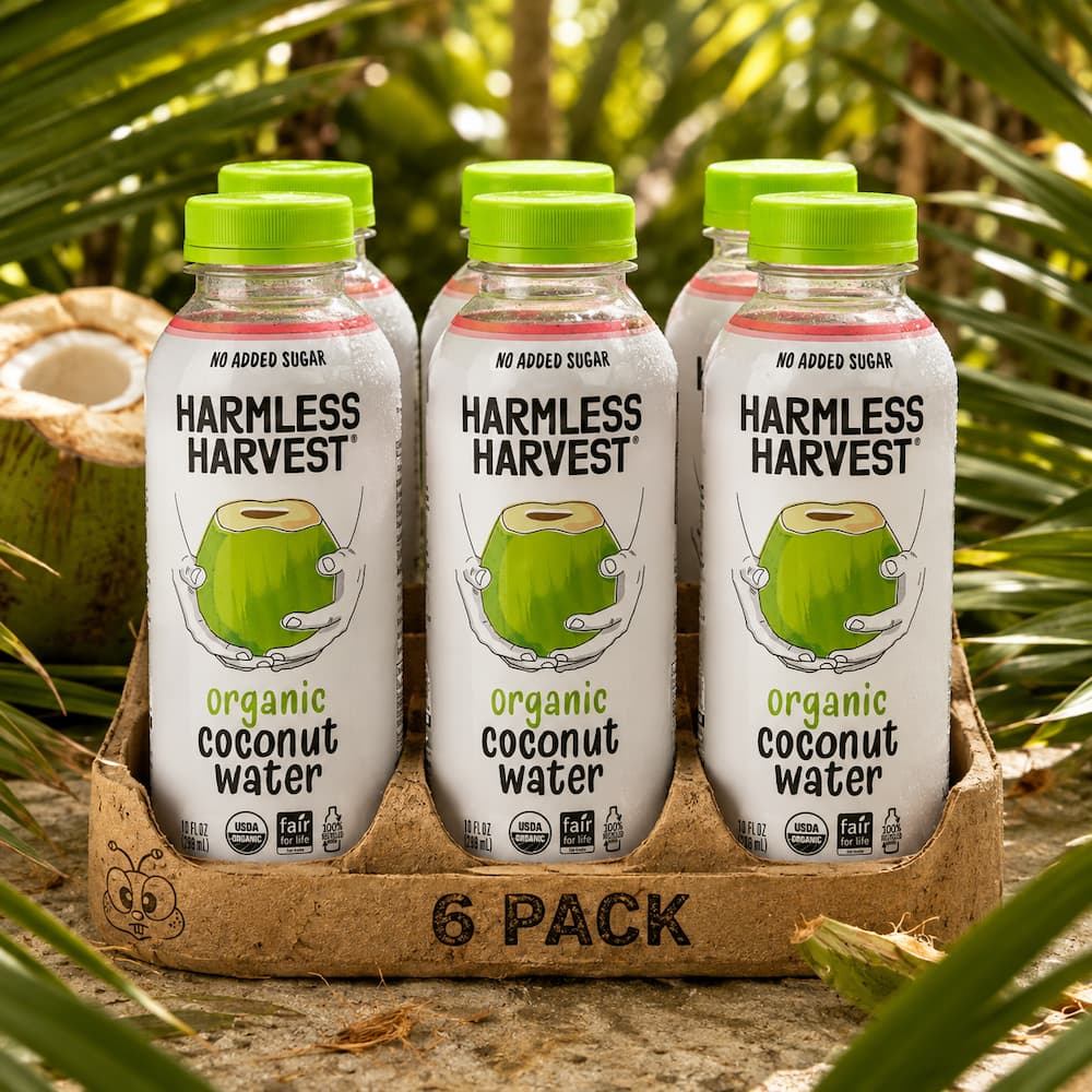 Harmless Harvest Organic Coconut Water 10oz 6PACK
