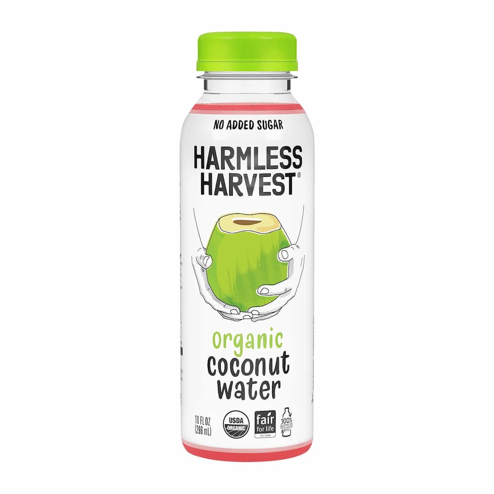 Harmless Harvest Organic Coconut Water 10oz bottle